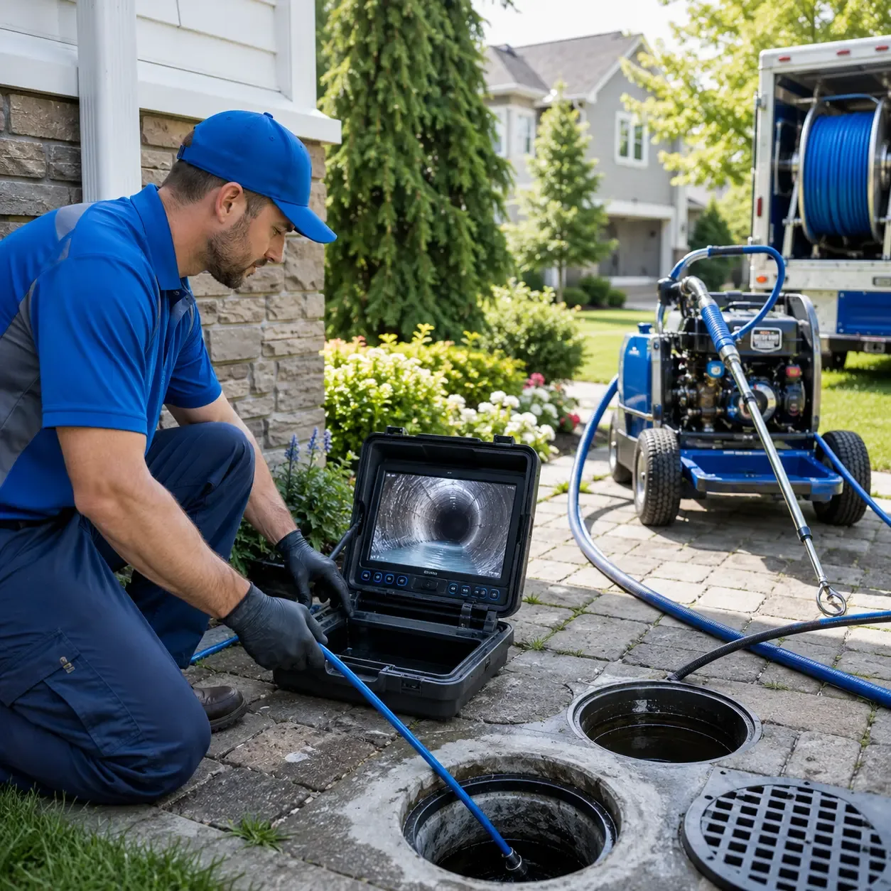 Outdoor drain cleaning professionals serving Hailesboro, NY