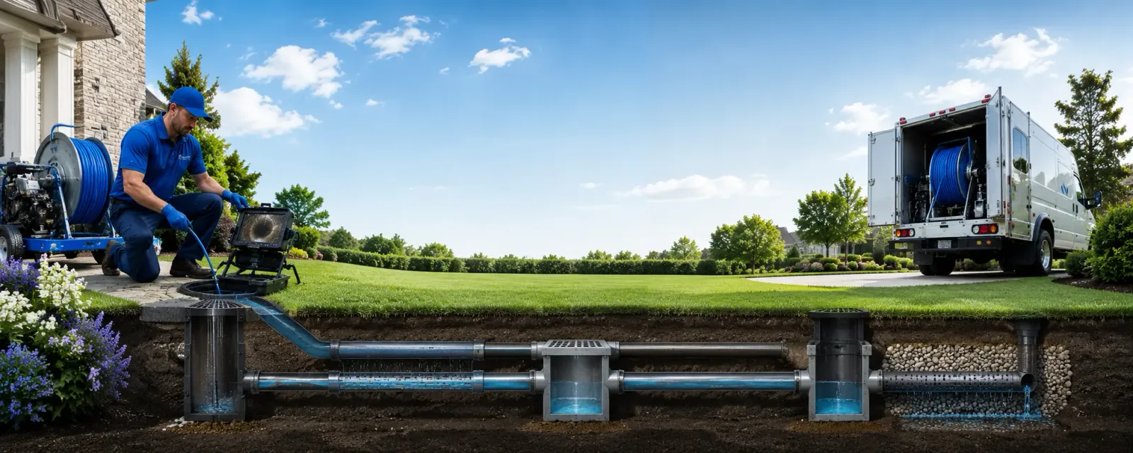 Outdoor drain cleaning information for Hailesboro, NY
